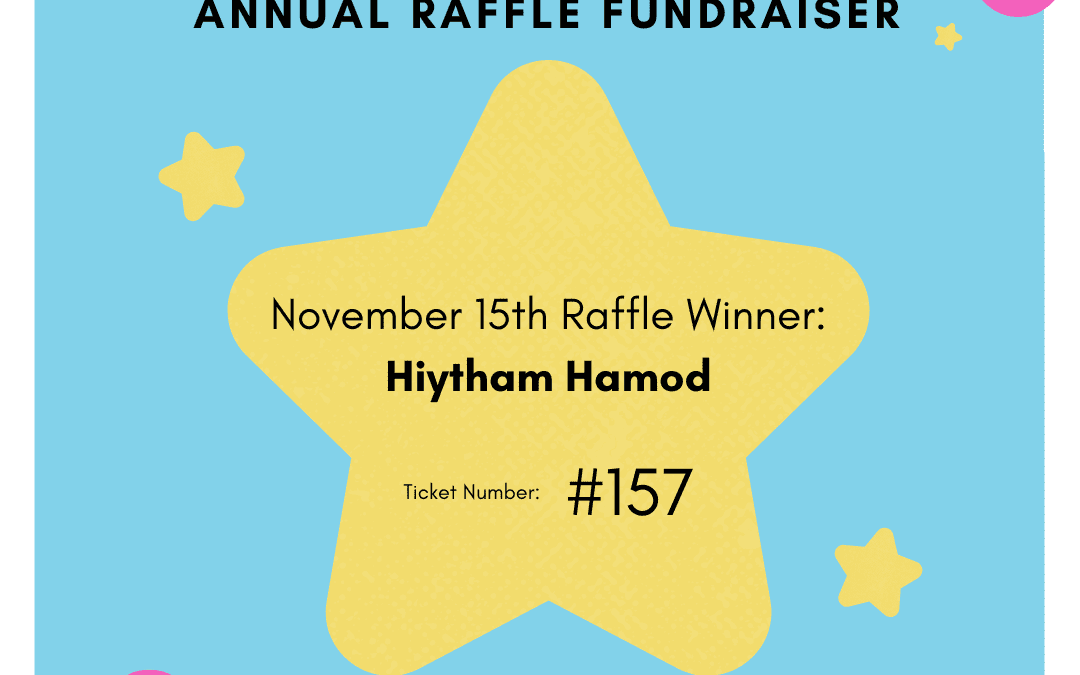 Gagnant de la tombola du 15 novembre